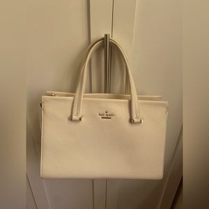 Kate Spade Gail Emerson Lane Tote in Cement (White)